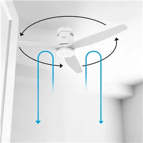 Ceiling Fan Taurus POLAR3B PURE White 30 W Ø 132 cm