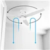 Ceiling Fan Taurus POLAR3B PURE White 30 W Ø 132 cm