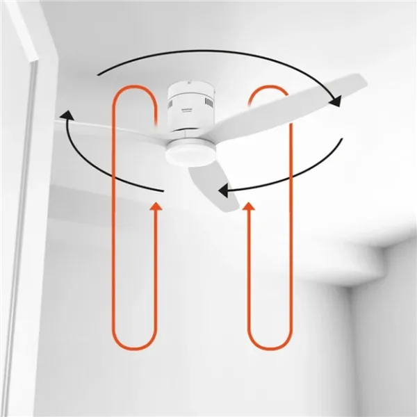 Ceiling Fan Taurus POLAR3B PURE White 30 W Ø 132 cm