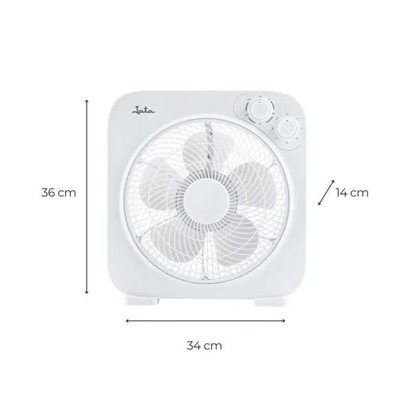 Table Fan JATA JVVS3115 White
