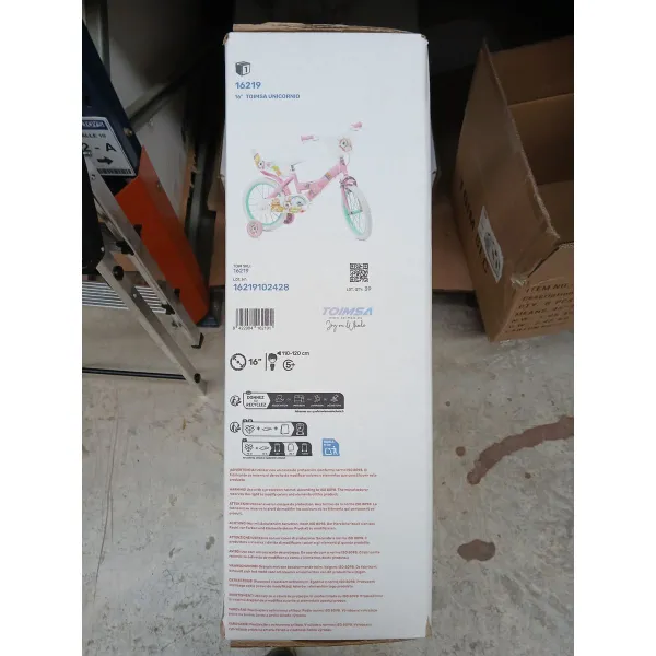 Lasteratas Toimsa 16" Ükssarvik