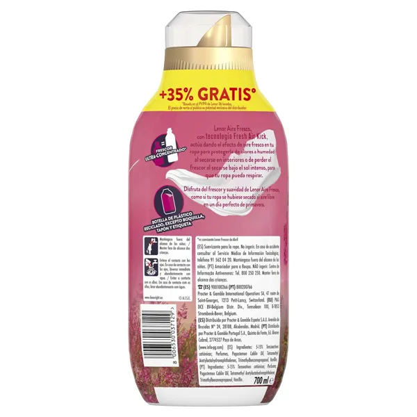 Fabric softener Lenor AIRE FRESCO Floral 700 ml