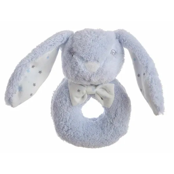 Baby Comforter    30 x 30 cm Rabbit Rattle