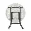 Folding Table Lifetime White Circular Steel Plastic 83 x 73,5 cm
