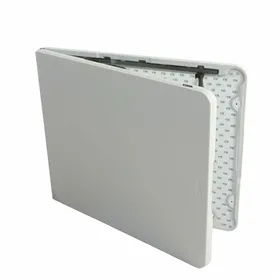 Folding Table Lifetime White Rectangular Steel Plastic 185 x 76 x 74 cm