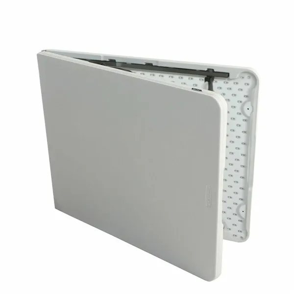 Folding Table Lifetime White Rectangular Steel Plastic 185 x 76 x 74 cm