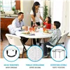 Folding Table Lifetime White Steel Plastic 122 x 73 cm