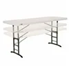 Folding Table Lifetime White 183 x 76 cm Rectangular