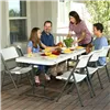Folding Table Lifetime White 183 x 76 cm Rectangular