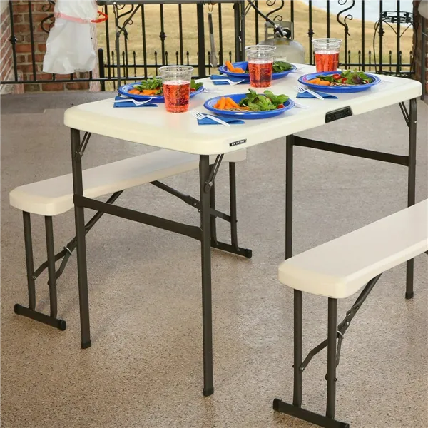 Picnic table Lifetime Cream 106 x 61 x 74 cm