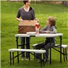 Picnic table Lifetime Cream 106 x 61 x 74 cm