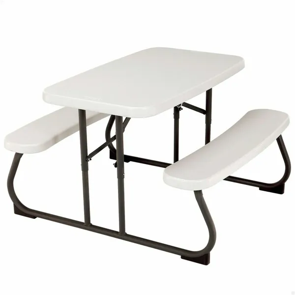 Picnic table Lifetime Foldable Cream Steel 82,5 x 90 x 53,5 cm