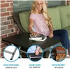 Folding Table Lifetime Black Steel Plastic 75 x 50,5 x 66 cm
