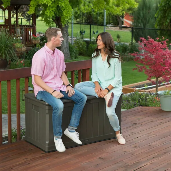 Outdoor Chest Lifetime Brown 440 L Plastic 127 x 64 x 67 cm