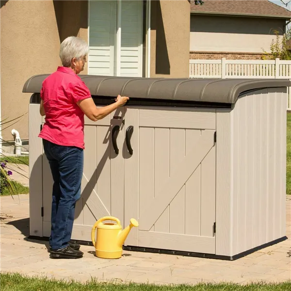 Cupboard Lifetime Exterior Horizontal Steel Plastic 190 x 106 x 131 cm