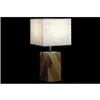 Desk lamp DKD Home Decor 25,5 x 25,05 x 52 cm Fir Natural Beige Metal Cream 220 V 60 W 25 x 25 x 21 cm (2 Units)