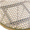 Table set with 2 chairs DKD Home Decor Black Natural Light brown 56 x 57,5 x 82 cm
