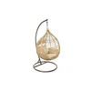 Hanging garden armchair DKD Home Decor Beige Brown Multicolour Aluminium synthetic rattan 90 x 70 x 110 cm