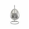 Hanging garden armchair DKD Home Decor Grey Multicolour Aluminium synthetic rattan 90 x 70 x 110 cm