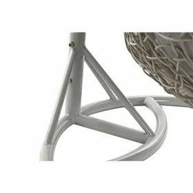 Hanging garden armchair DKD Home Decor 133 x 80 x 110 cm Grey synthetic rattan Aluminium