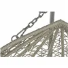 Hanging garden armchair DKD Home Decor 133 x 80 x 110 cm Grey synthetic rattan Aluminium