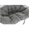 Hanging garden armchair DKD Home Decor 133 x 80 x 110 cm Grey synthetic rattan Aluminium