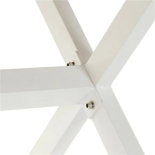 Dining Table DKD Home Decor Resin Aluminium 160 x 90 x 75 cm