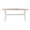 Dining Table DKD Home Decor Resin Aluminium 160 x 90 x 75 cm