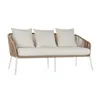 Garden sofa DKD Home Decor MB-179038 White Beige 151,5 x 72 x 70 cm Garden