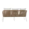 Garden sofa DKD Home Decor MB-179038 White Beige 151,5 x 72 x 70 cm Garden