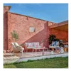 Garden sofa DKD Home Decor MB-179038 White Beige 151,5 x 72 x 70 cm Garden