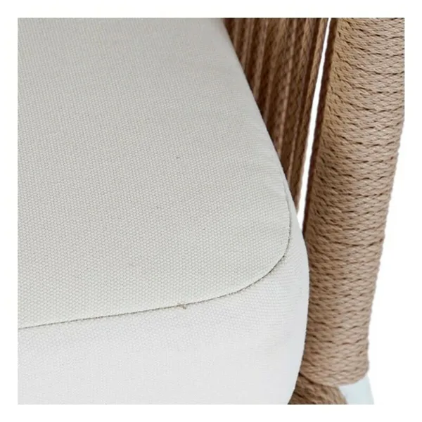 Garden sofa DKD Home Decor MB-179038 White Beige 151,5 x 72 x 70 cm Garden