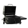 Coal Barbecue with Cover and Wheels DKD Home Decor Black Metal Steel 140 x 60 x 108 cm (140 x 60 x 108 cm)