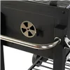 Coal Barbecue with Cover and Wheels DKD Home Decor Black Metal Steel 140 x 60 x 108 cm (140 x 60 x 108 cm)