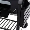 Coal Barbecue with Cover and Wheels DKD Home Decor Black Metal Steel 140 x 60 x 108 cm (140 x 60 x 108 cm)
