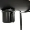 Coal Barbecue with Cover and Wheels DKD Home Decor Black Natural Wood Metal Steel 108 x 71 x 103 cm