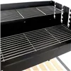 Coal Barbecue with Wheels DKD Home Decor Black Natural Metal Steel 113 x 51 x 97 cm (113 x 51 x 97 cm)