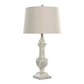 Desk lamp DKD Home Decor Cream Resin 220 V 60 W 38 x 38 x 73 cm