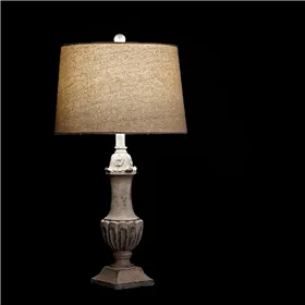 Desk lamp DKD Home Decor Cream Resin 220 V 60 W 38 x 38 x 73 cm