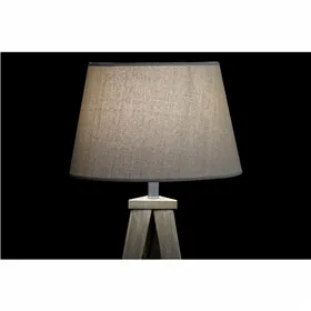 Floor Lamp DKD Home Decor 40 x 40 x 154 cm Beige Metal Cream Plastic 220 V 25 W 60 W Pinewood (2 Units)