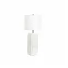 Desk lamp DKD Home Decor White Polyester Metal Marble 220 V 50 W (33 x 33 x 65 cm)