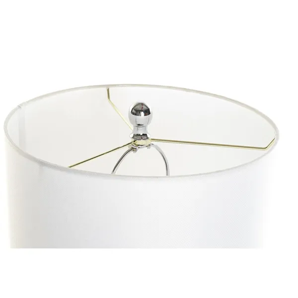 Desk lamp DKD Home Decor White Polyester Metal Marble 220 V 50 W (33 x 33 x 65 cm)