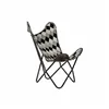 Armchair DKD Home Decor Brown Leather White Iron (70 x 70 x 90 cm)