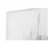 Canvas DKD Home Decor Blue Ship Mediterranean 120 x 4 x 90 cm 120 x 3,8 x 90 cm