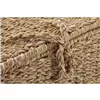 Basket set DKD Home Decor With lid Natural Iron Seagrass (50 x 34 x 25 cm) (3 Pieces)