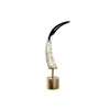 Decoration DKD Home Decor Metal Wood Aluminium Resin Horn (10 x 10 x 51 cm)