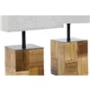 Desk lamp DKD Home Decor 20,5 x 20,5 x 40 cm Fir Metal 220 V 60 W (2 Units)