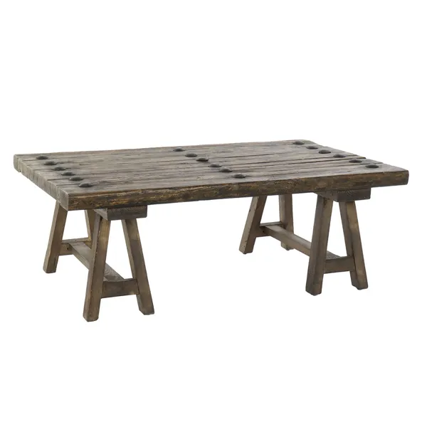 Centre Table DKD Home Decor Brown Black Wood 110 x 70 x 40 cm