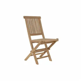 Garden chair DKD Home Decor Brown 57 x 47 x 90 cm Teak (57 x 47 x 90 cm)