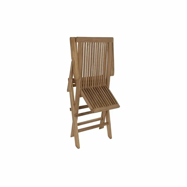 Garden chair DKD Home Decor Brown 57 x 47 x 90 cm Teak (57 x 47 x 90 cm)